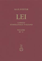 Tapa de Lessico Etimologico Italiano. Band 3 (III.2): Asperge-Azymus / Indici (Italian Edition)