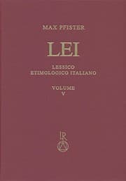 Tapa de Lessico Etimologico Italiano. Band 5 (V): *Bassiare-*Birotulare (Italian Edition)