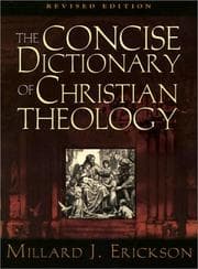 Tapa de Concise dictionary of Christian theology