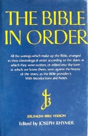 Tapa de The Bible in Order: All the Writings Which Make up the Bible, Arranged in Their Chronological Order According to the Dates at Which They Were Written, ... Bible Provides It (Jerusalem Bible Version)