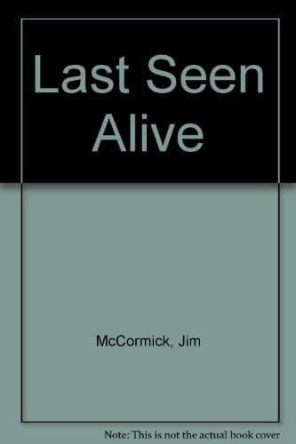 Tapa de Last seen alive