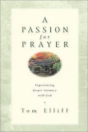Tapa de A passion for prayer