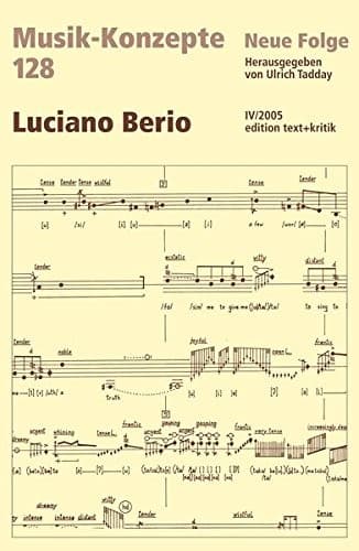 Tapa de Luciano Berio