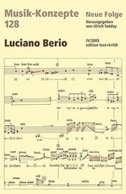 Tapa de Luciano Berio