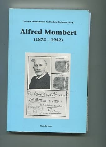 Tapa de Alfred Mombert, 1872-1942