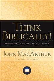 Tapa de Think biblically!