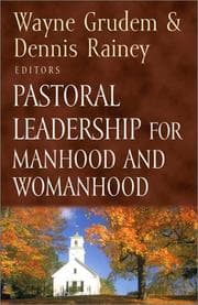 Tapa de Pastoral leadership for manhood and womanhood