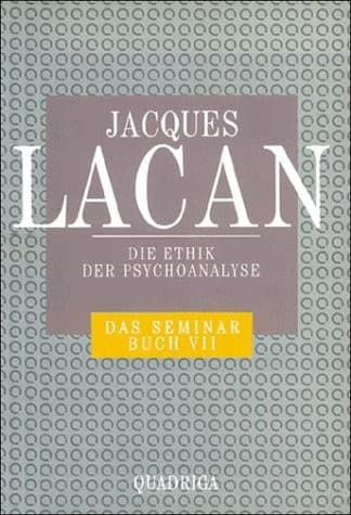 Tapa de Die Ethik der Psychoanalyse.