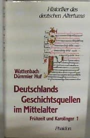 Tapa de Deutschlands Geschichtsquellen im Mittelalter