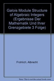 Tapa de Galois module structure of algebraic integers