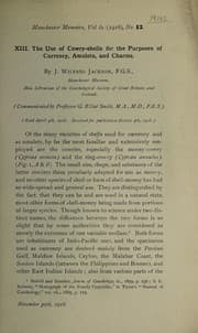 Tapa de The use of cowry-shells for the purposes of currency, amulets, and charms