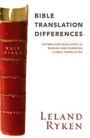 Tapa de Bible Translation Differences