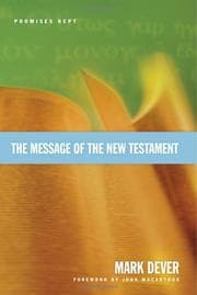 Tapa de The message of the New Testament