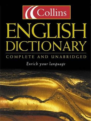 Tapa de Collins English Dictionary