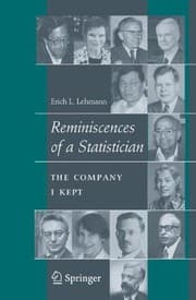 Tapa de Reminiscences of a Statistician: The Company I Kept