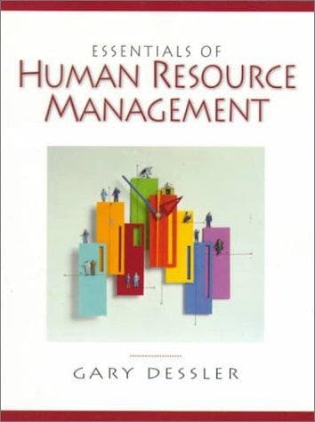 Tapa de Essentials of human resource management
