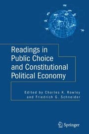 Tapa de Readings in Public Choice and Constitutional Political Economy