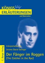 Tapa de Erla uterungen zu Jerome David Salinger, Der Fa nger im Roggen (The catcher in the rye)