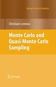 Tapa de Monte Carlo and Quasi-Monte Carlo Sampling (Springer Series in Statistics)