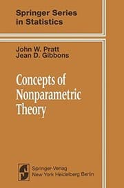 Tapa de Concepts of nonparametric theory
