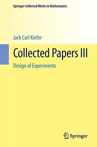 Tapa de Jack Carl Kiefer collected papers