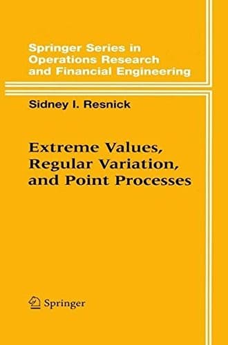 Tapa de Extreme values, regular variation, andpoint processes