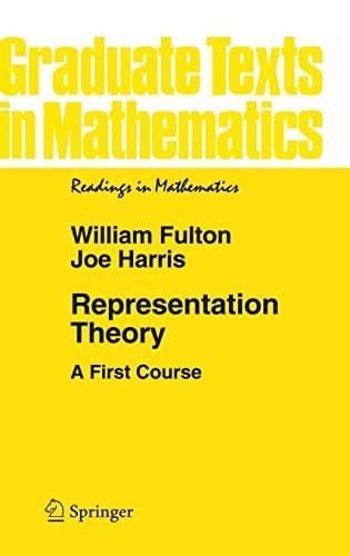 Tapa de Representation Theory
