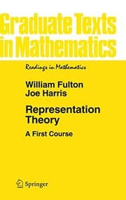 Tapa de Representation Theory