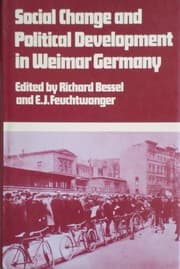 Tapa de Social change and political development in Weimar Germany