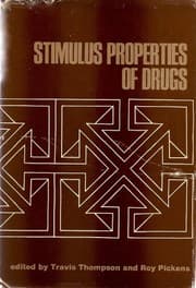Tapa de Stimulus properties of drugs