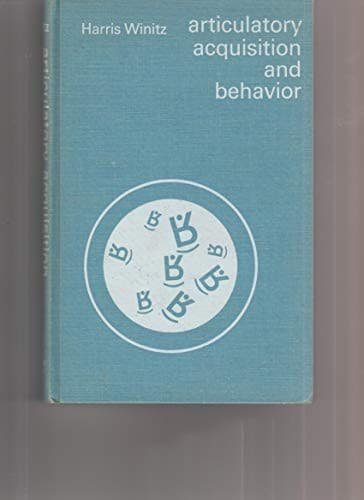 Tapa de Articulatory acquisition and behavior