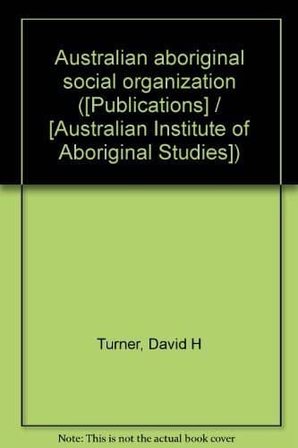 Tapa de Australian aboriginal social organization