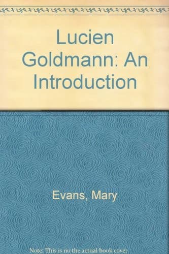 Tapa de Lucien Goldmann: An Introduction