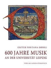 Tapa de 600 Jahre Musik an der Universität Leipzig: Studien anlässlich des Jubiläums