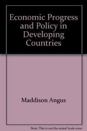 Tapa de Economic Progress and Policy in Developing Countries