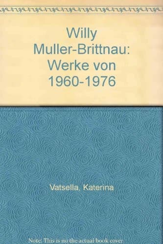 Tapa de Willy Müller-Brittnau