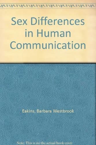 Tapa de Sex differences in human communication