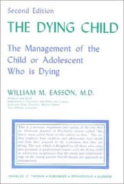 Tapa de The dying child