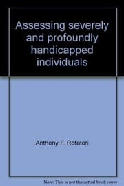 Tapa de Assessing severely and profoundly handicapped individuals