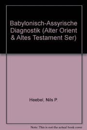 Tapa de Babylonisch-assyrische Diagnostik