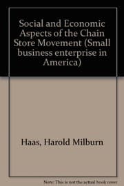 Tapa de Social and economic aspects of the chain store movement