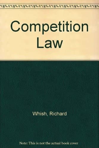 Tapa de Competition Law