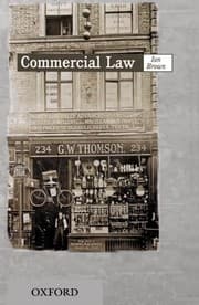 Tapa de Commercial law