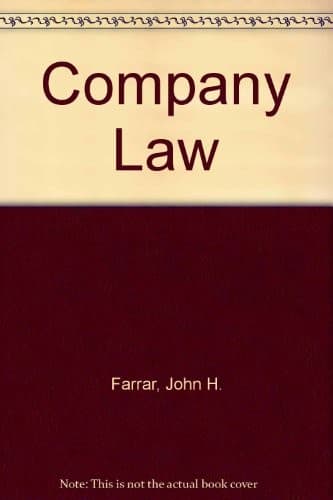 Tapa de Company law