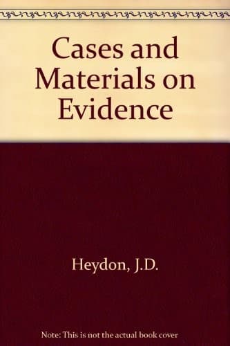 Tapa de Evidence