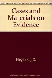 Tapa de Evidence