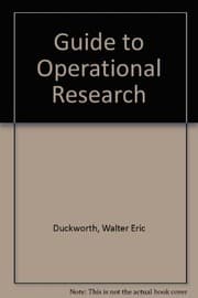 Tapa de Guide to Operational Research