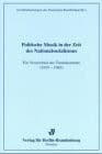 Tapa de Politische Musik in der Zeit des Nationalsozialismus