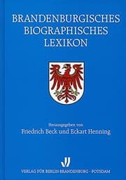Tapa de Brandenburgisches Biographisches Lexikon