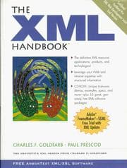 Tapa de The XML handbook